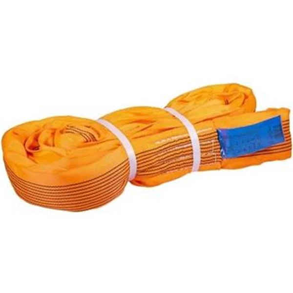 Zlevněný Závěsný pás, popruh - kruhový (Vinutá smyčka) nosnost 20t délka 10 m oranžová