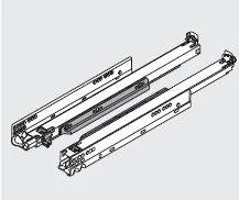 Značkový BLUM 766H4500T Movento, celovýsuv 450mm/70kg, Tip-on