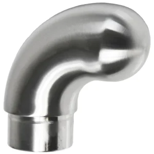 Ukončení - koleno 90 ° na trubku ø 42,4 mm, broušená nerez K320 / AISI304 Super Cena