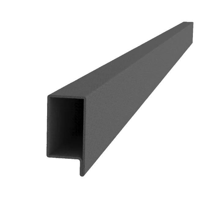 Uzavřený profil T 70x34x55x2mm, černý S235, hladký, černý bez povrchové úpravy, prodej pouze ve 3 a 6m délkách - Délka: 6m Kup Teď
