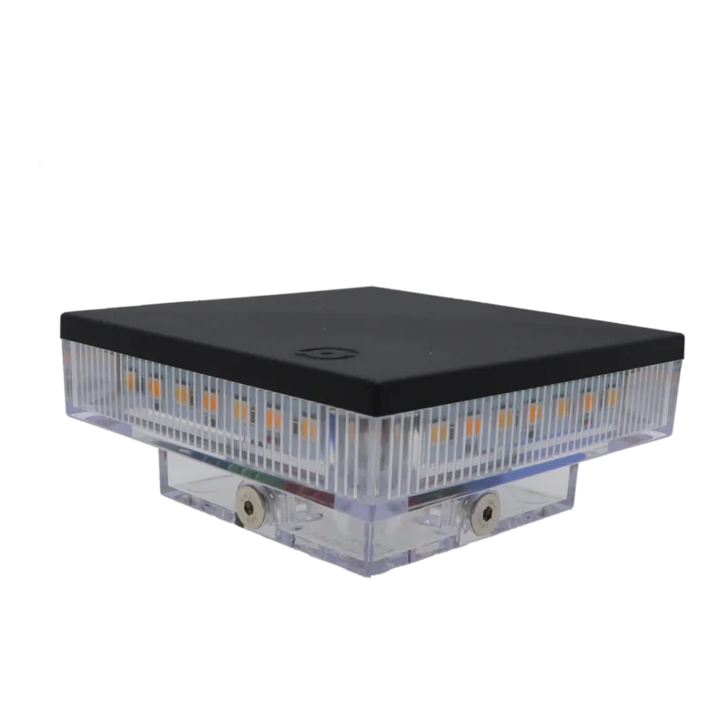 Výstražné LED světlo, 12V/24V/230V sloupek 80x80/100x100mm Akce