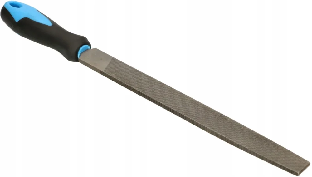 Značkový Plochý kovovýrobní pilník s rukojetí č. 2 250 mm