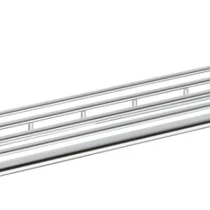 Značkový X-ROUND polička na ručníky výklopná s háčky 600mm, chrom XR422