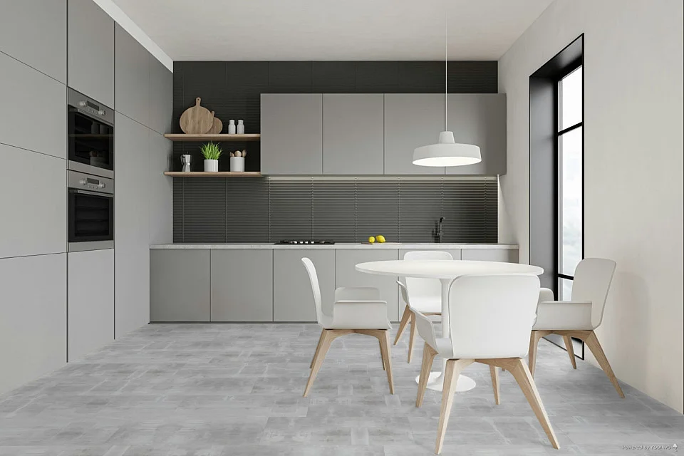 Značkový Vinylová podlahaFATRA Thermofix pro stone Cement bianco 15539-51