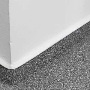 Značkový Kobercová soklová lišta – Bílá 901, 52 × 13 × 2500 mm