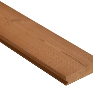 Značkový Terasové prkno Borovice Thermo Clip hladké 26 × 117 × 4800 mm