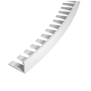 Značkový ACARA SP3 ukončovací lišta L, PREMIUM, hliník elox stříbro lesk, FLOPPY TRIM, 10 mm, 3 m AAAL 100-ZF/3