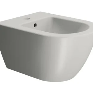 Značkový GSI PURA bidet závěsný 36x50cm, cenere mat 8864117
