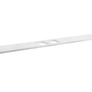 Značkový Sapho ABELINE police rockstone 1000mm, 2x otvor, bílá mat AB102-0101