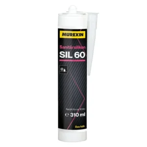 Značkový MUREXIN Silikon sanitární SIL 60 310ml