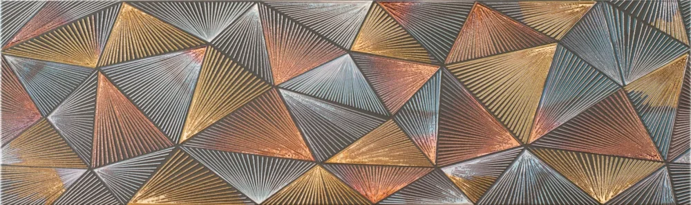 Značkový Dekor Aparici Metallic Decor 30x100 Nat. Rett. - multicolor