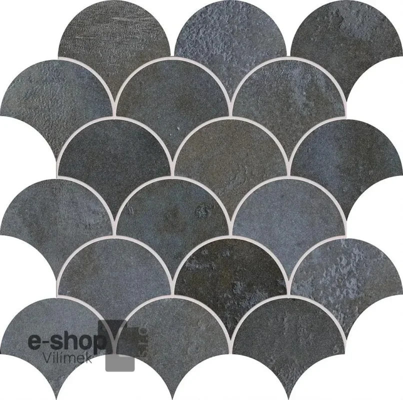 Mozaika jako beton EdimaxAstor Home Mosaico Shell Bluelagoon 30X30 Matt. Rett. Kup Teď