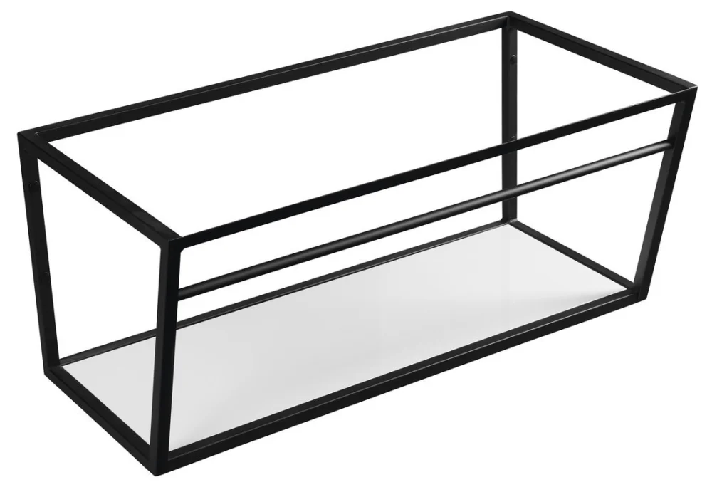 SKA konzole spolicí 900x400x460mm, černá mat Nová Kolekce