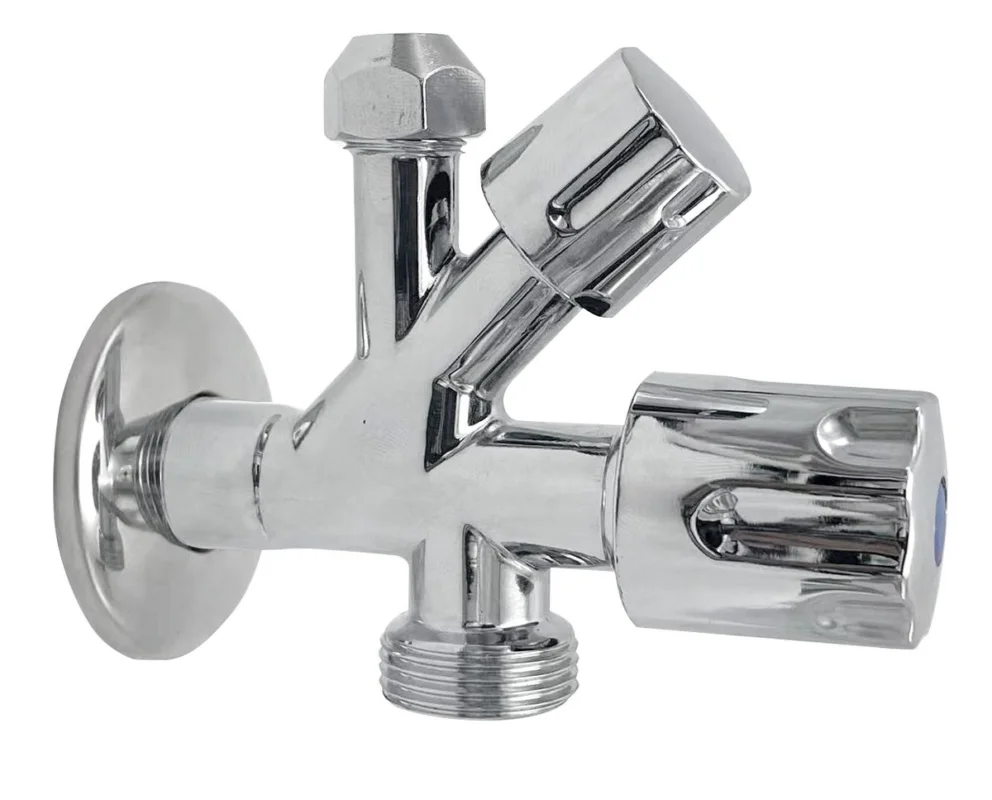Nejprodávanější Kombinovaný ventil 1/2"x3/4"x3/8", chrom