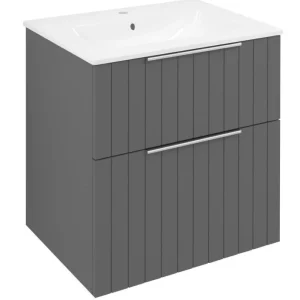 Značkový CIRASA STRIP umyvadlová skříňka 59,2x64x46cm, carina