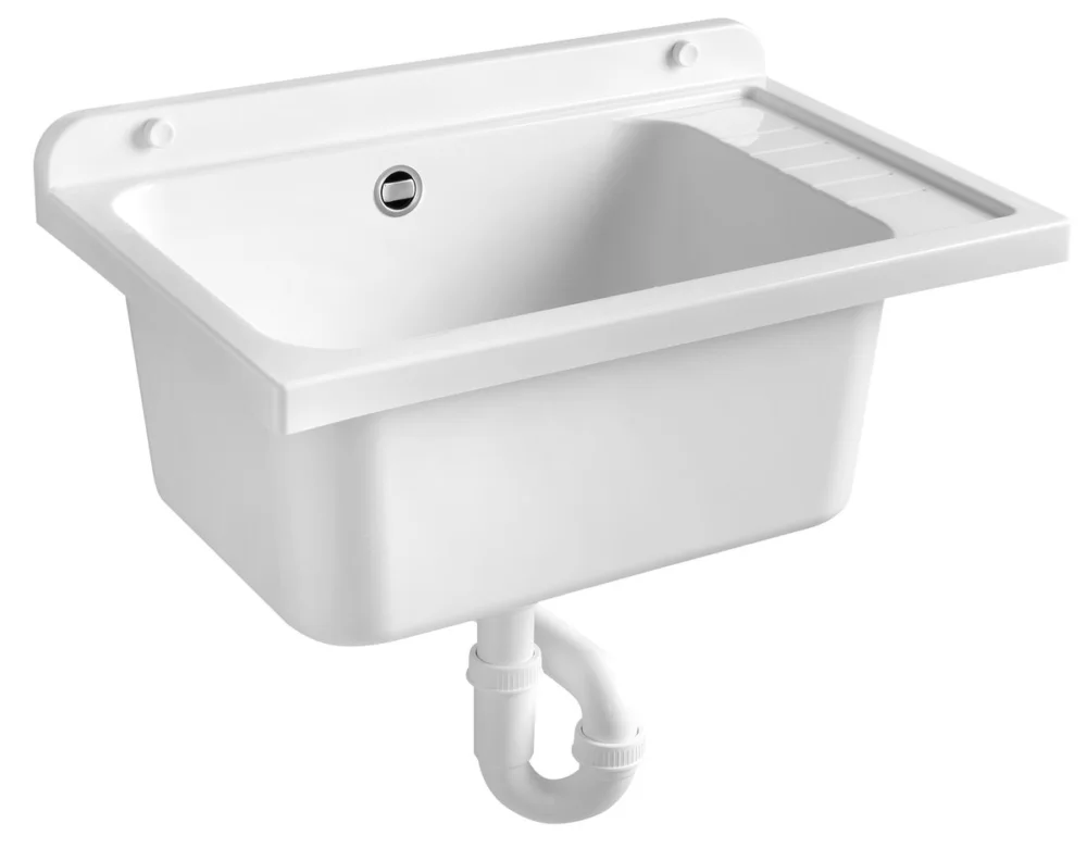 Výlevka na skříňku 58x38cm, plast bílá Originální