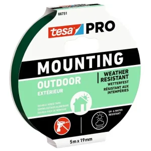 Nejlep?í Cena TESA PRO MOUNTING OUTDOOR lepicí páska 19mm, 5m, ?edá