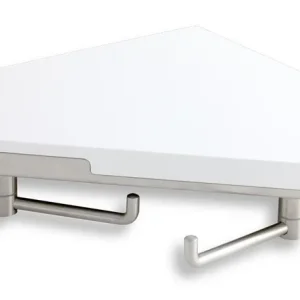 Nejprodávaněj?í NOVASERVIS rohová police, nástěnná, bílá/chrom