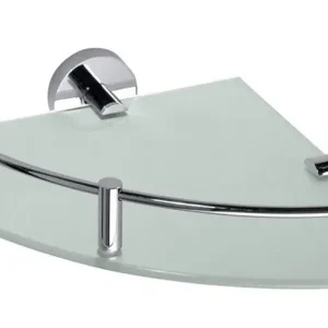 BEMETA OMEGA rohová police, nástěnná, sklo, chrom Tovární Cena