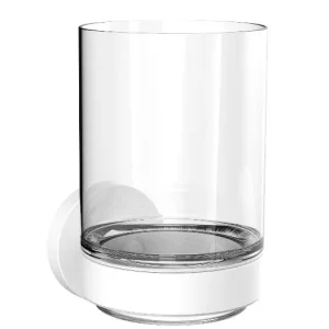 Jen Po Omezenou Doba EMCO CONCEPT WHITE nástěnný pohárek, sklo, matná bílá